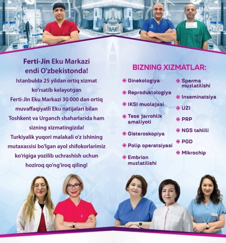 Фото слайдера: Ferti-Jin Turk EKU Markazi (Филиал Чиланзар)