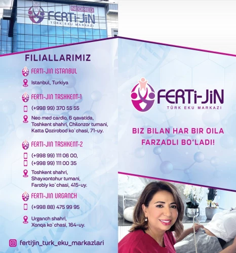 Фото слайдера: Ferti-Jin Turk EKU Markazi (Филиал Чиланзар)