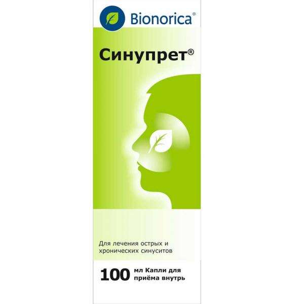 SINUPRET tomchilar