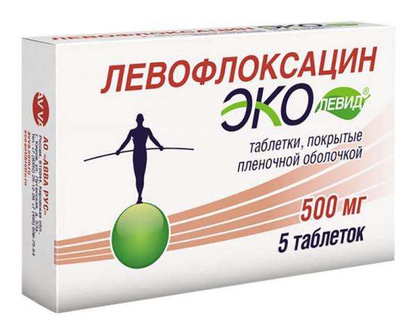 ЛЕВОФЛОКСАЦИН таблетки