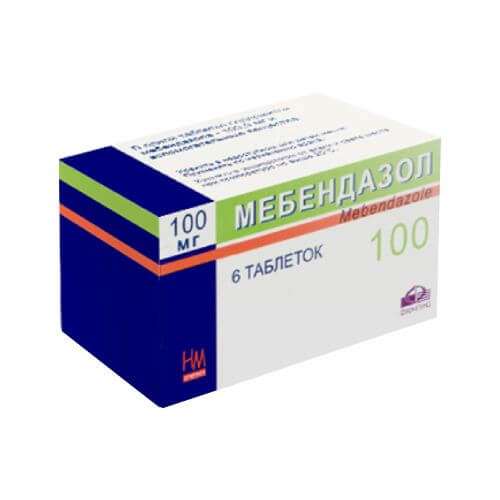 MEBENDAZOL tabletkalar