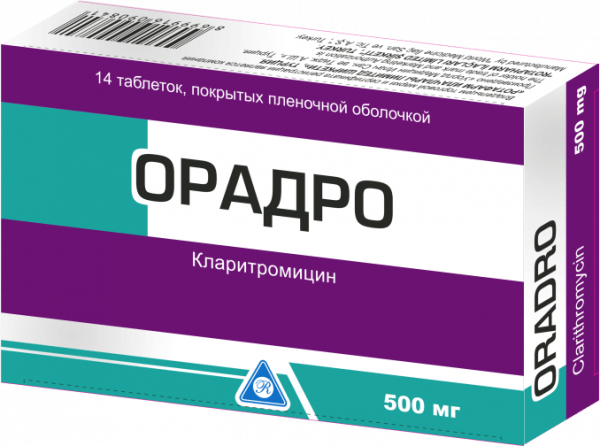 ОРАДРО таблетки