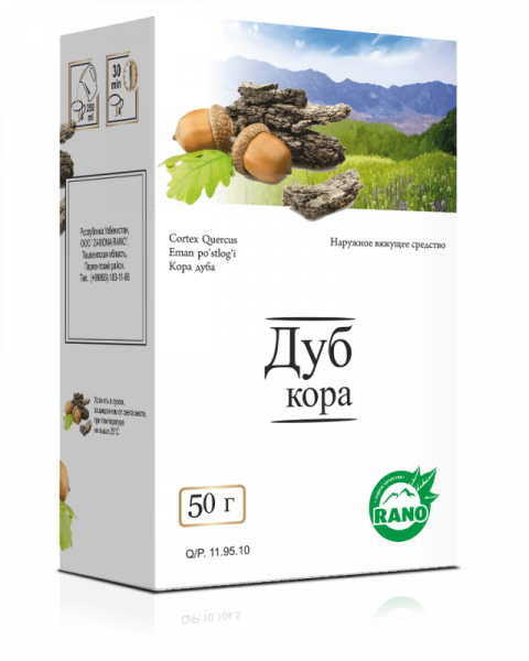 ДУБА КОРА сырье