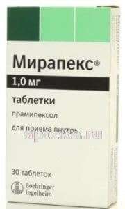 МИРАПЕКС таблетки