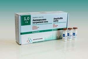 АМПИЦИЛЛИНА НАТРИЕВАЯ СОЛЬ порошок 0,5г N50