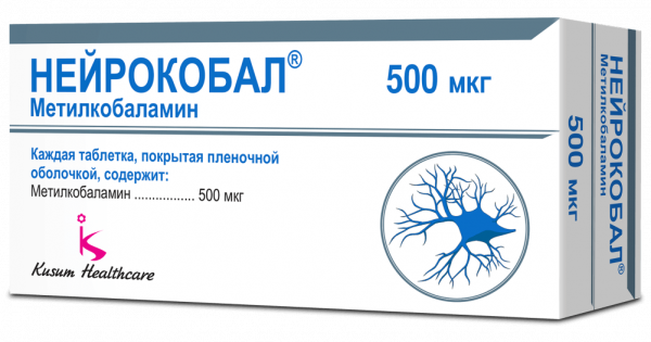 НЕЙРОКОБАЛ таблетки 500мкг N90