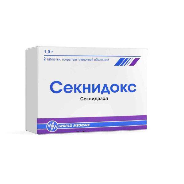 СЕКНИДОКС таблетки 1г N2