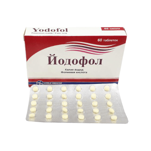 ЙОДОФОЛ таблетки 200мкг/400мкг N30
