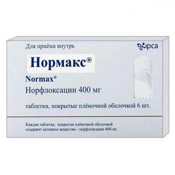 НОРМАКС 0,4 таблетки N6
