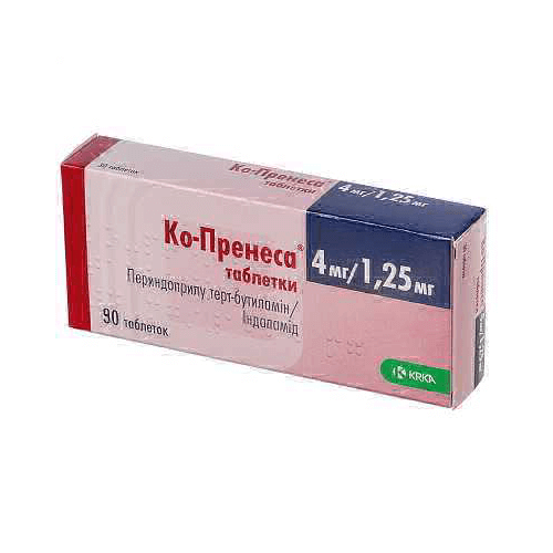 КО ПРЕНЕССА таблетки 8мг/2,5мг N60