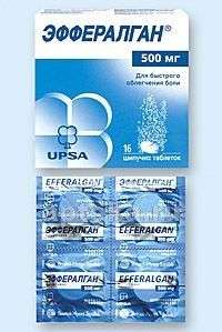 ЭФФЕРАЛГАН 0,5 таблетки N16