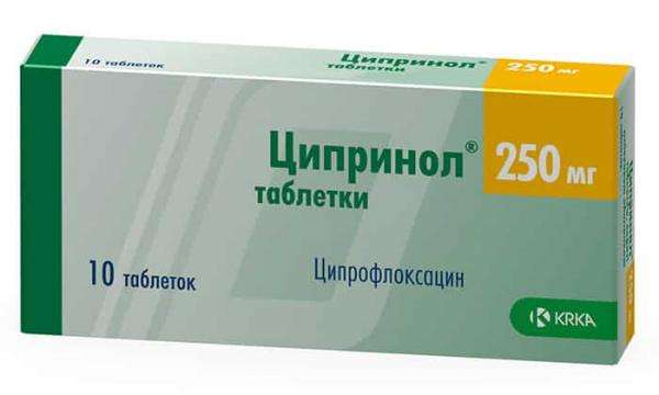 ЦИПРИНОЛ 0,25 таблетки N10
