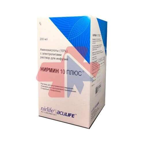 НИРМИН 10 ПЛЮС раствор для инфузий 200мл 10%