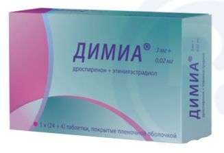 ДИМИА таблетки 3мг/0,02мг N28