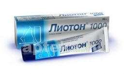 ЛИОТОН 50,0 гель 1000МЕ/Г