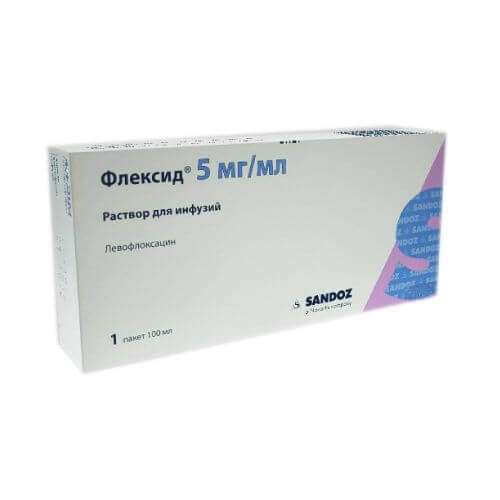 ФЛЕКСИД раствор для инфузий 50мл 5мг/мл N5