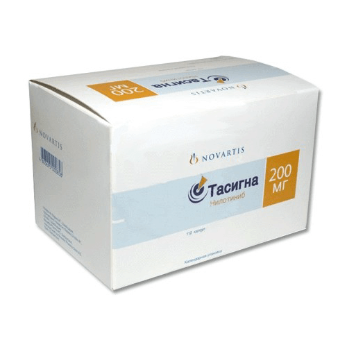 ТАСИГНА капсулы 200мг N28