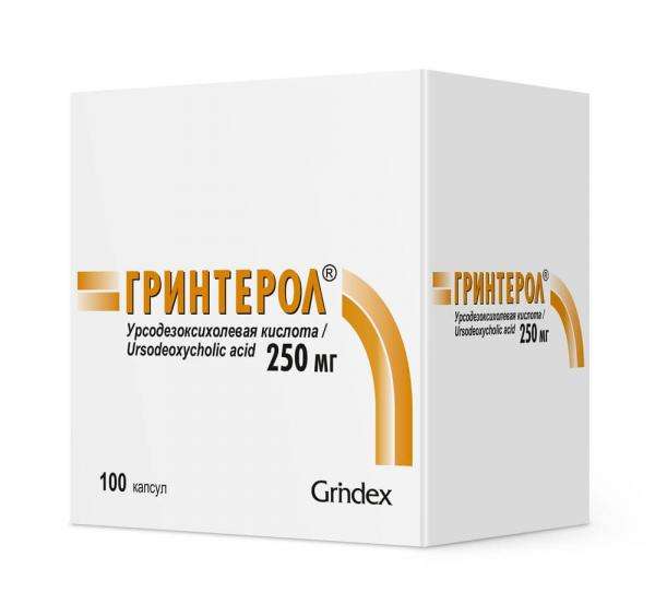 ГРИНТЕРОЛ капсулы 250мг N100