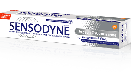 SENSODYNE ЭКСТРА ОТБЕЛИВАНИЕ зубная паста 75мл N1