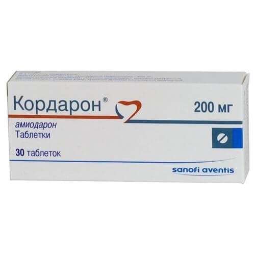 КОРДАРОН таблетки 200мг N30