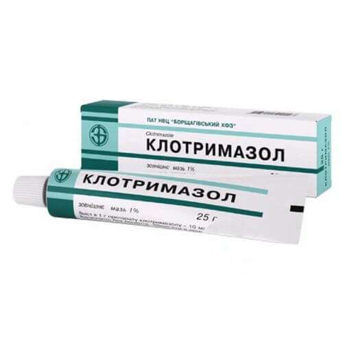 КЛОТРИМАЗОЛ мазь 25г 1%