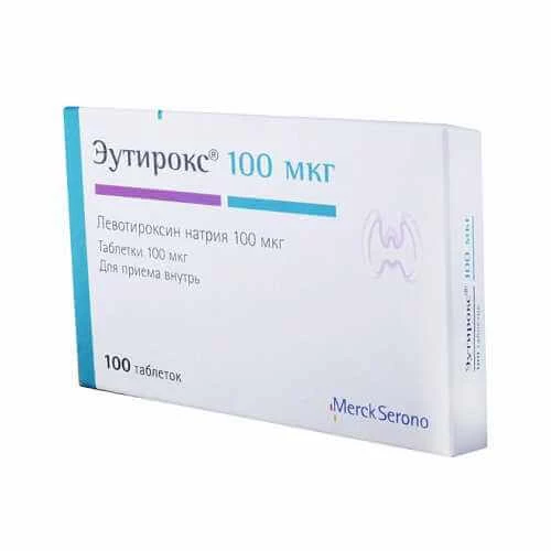 ЭУТИРОКС таблетки 50мкг N100