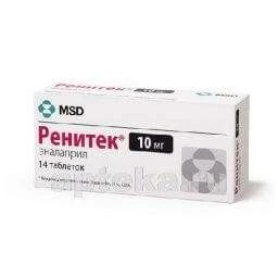 РЕНИТЕК 0,01 таблетки N14