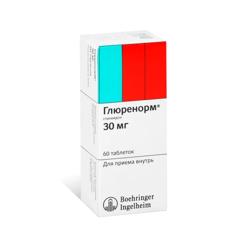 ГЛЮРЕНОРМ таблетки 30мг N60