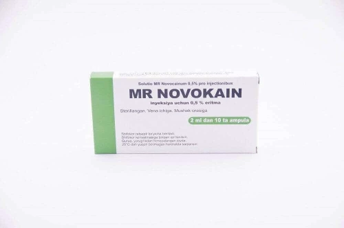 MR NOVOKAIN inyeksiya uchun eritma 2ml 0,5% N50