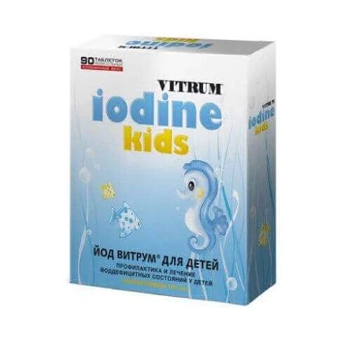 YOD VITRUM DLYA DETEY tabletkalari 100mkg N60