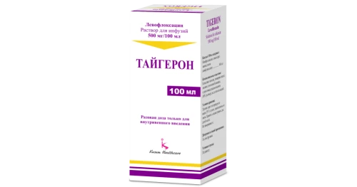 ТАЙГЕРОН раствор для инфузий 100мл 500мг/100мл