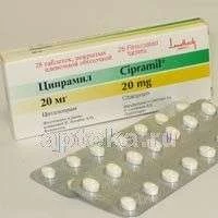 ЦИПРАМИЛ 0,02 таблетки N28