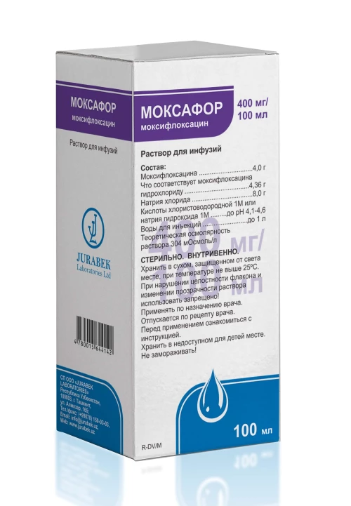 МОКСАФОР раствор для инфузий 250мл 400мг/250мл