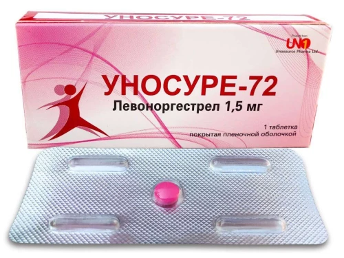 УНОСУРЕ 72 таблетки 1,5мг N1