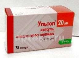 УЛЬТОП 0,02 капсулы N28