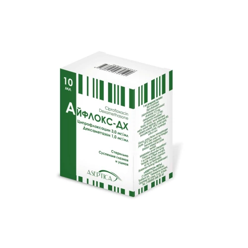 АЙФЛОКС капли глазные 10мл 0,15%