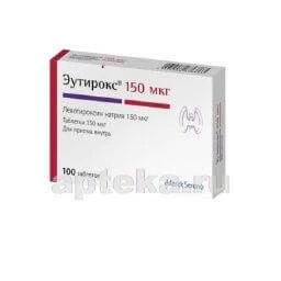ЭУТИРОКС таблетки 150мкг N100