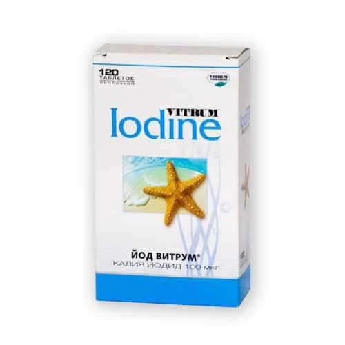YOD VITRUM tabletkalari 100mkg N120
