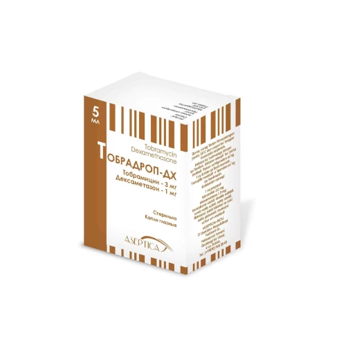 ТОБРАДРОП ДХ капли глазные 5мл