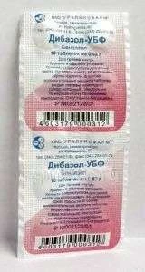 ДИБАЗОЛ УБФ 0,02 таблетки N10