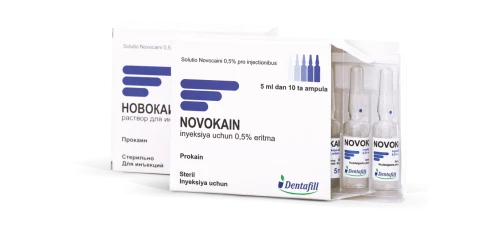 NOVOKAIN inyeksiya uchun eritma 5ml 0,5% N10