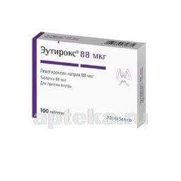 ЭУТИРОКС таблетки 88мкг N100