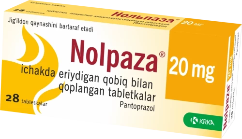 NOLPAZA tabletkalari 20mg N28