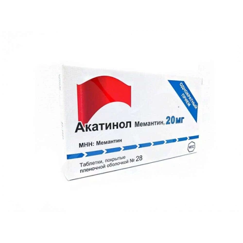 АКАТИНОЛ МЕМАНТИН 0,02 таблетки N28