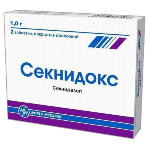 СЕКНИДОКС таблетки 1г N4