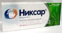 НИКСАР 0,02 таблетки N10