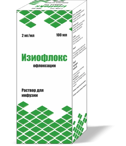 ИЗИОФЛОКС раствор для инфузий 100мл 2мг/мл