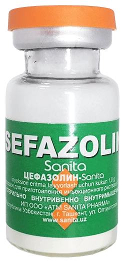 ЦЕФАЗОЛИН SANITA PHARMA порошок 1,0г N1