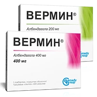 VERMIN tabletkalari 400mg N1