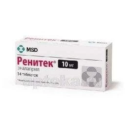 РЕНИТЕК 0,01 таблетки N14